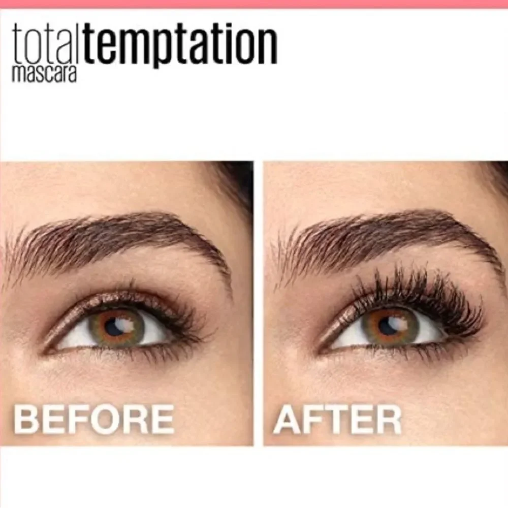 🦋 Maybelline Total Temptation Mascara Blackest Black New Full Size